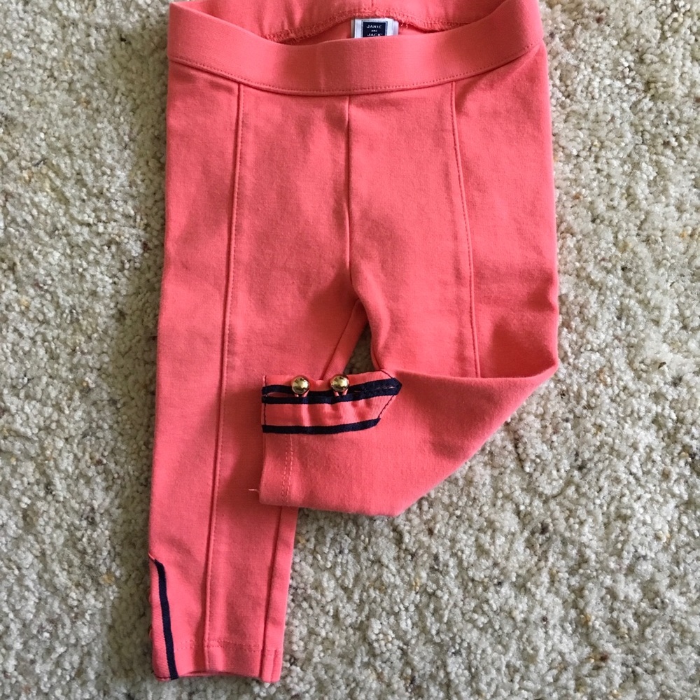 Janie and Jack pink/coral trousers